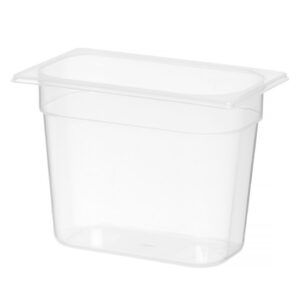 Toiduanum polüpropüleenist GN 1/4 Profi Line, HENDI, Profi Line, GN 1/4, 4,5L, Läbipaistev, 265x162x(H)200mm