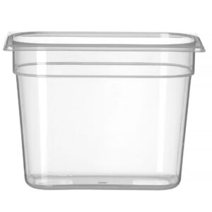 Toiduanum polüpropüleenist GN 1/4 Profi Line, HENDI, Profi Line, GN 1/4, 4,5L, Läbipaistev, 265x162x(H)200mm
