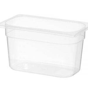 Toiduanum polüpropüleenist GN 1/4 Profi Line, HENDI, Profi Line, GN 1/4, 3,5L, Läbipaistev, 265x162x(H)150mm