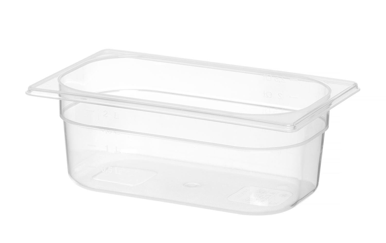 Toiduanum polüpropüleenist GN 1/4 Profi Line, HENDI, Profi Line, GN 1/4, 2L, Läbipaistev, 265x162x(H)100mm