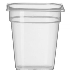 Toiduanum polüpropüleenist GN 1/6 Profi Line, HENDI, Profi Line, GN 1/6, 2,5L, Läbipaistev, 176x162x(H)200mm