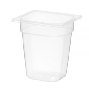 Toiduanum polüpropüleenist GN 1/6 Profi Line, HENDI, Profi Line, GN 1/6, 2,5L, Läbipaistev, 176x162x(H)200mm