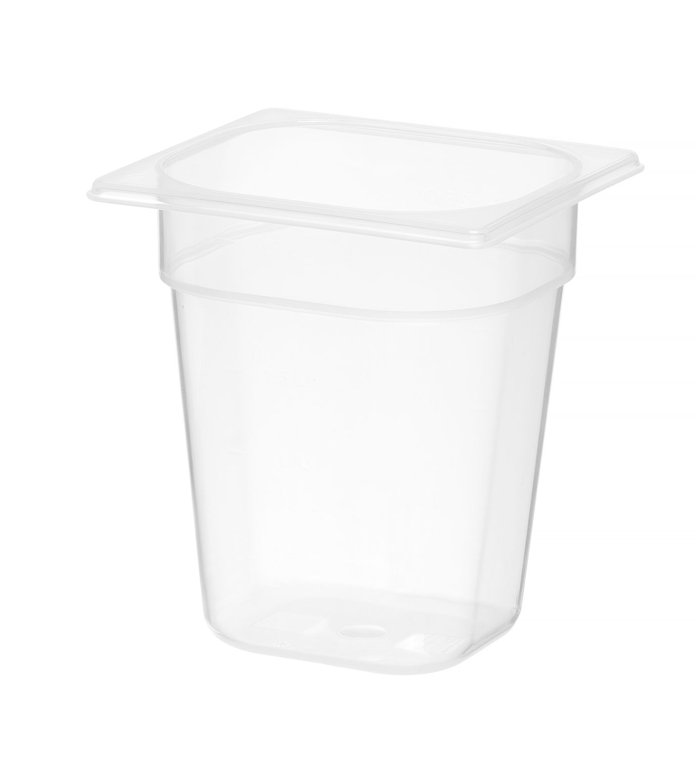 Toiduanum polüpropüleenist GN 1/6 Profi Line, HENDI, Profi Line, GN 1/6, 2,5L, Läbipaistev, 176x162x(H)200mm