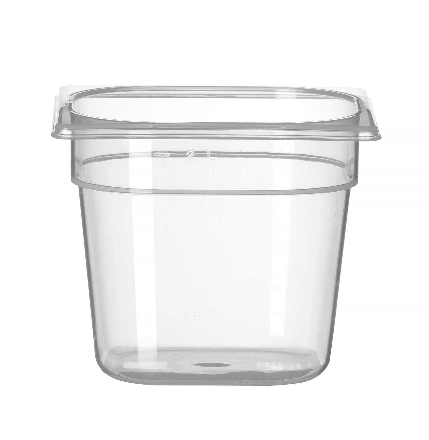Toiduanum polüpropüleenist GN 1/6 Profi Line, HENDI, Profi Line, GN 1/6, 2L, Läbipaistev, 176x162x(H)150mm