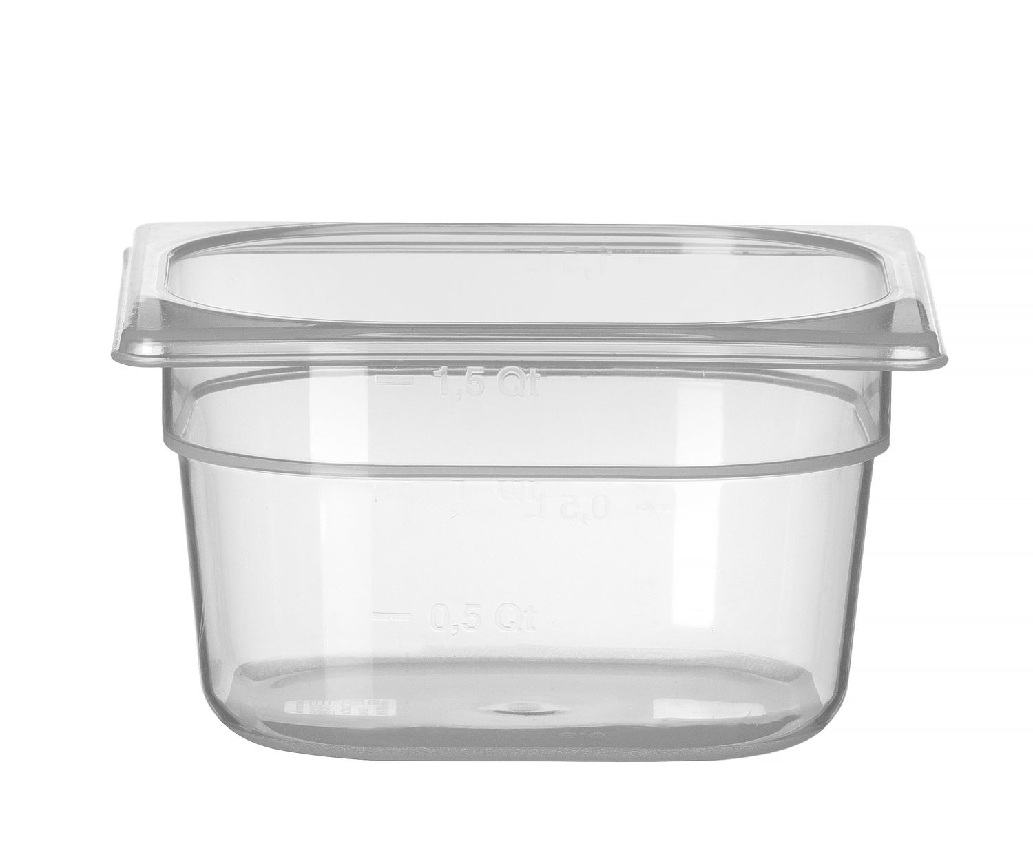 Toiduanum polüpropüleenist GN 1/6 Profi Line, HENDI, Profi Line, GN 1/6, 1,5L, Läbipaistev, 176x162x(H)100mm