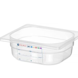 Toiduanum GN 1/6 HACCP, HENDI, GN 1/6, 1L, Läbipaistev, 176x162x(H)65mm