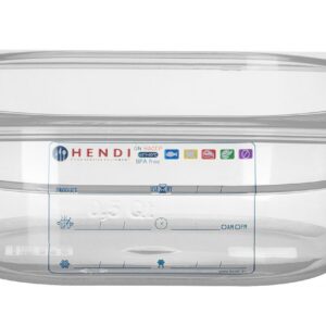 Toiduanum GN 1/6 HACCP, HENDI, GN 1/6, 1L, Läbipaistev, 176x162x(H)65mm