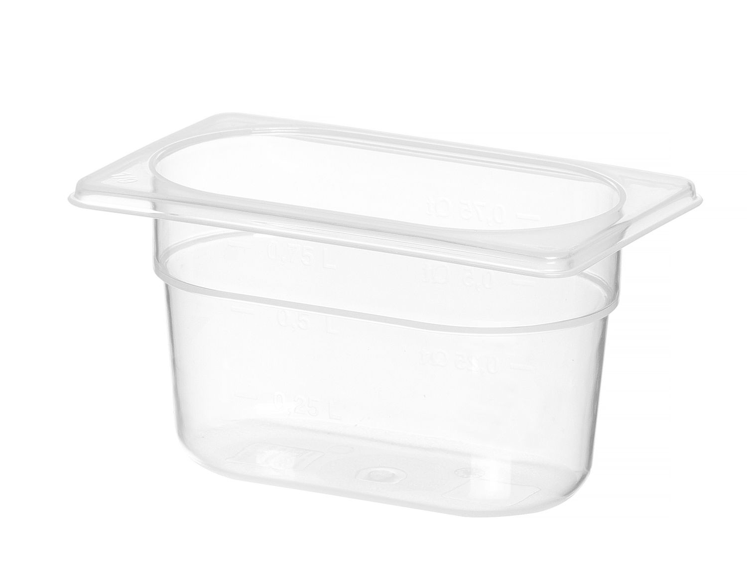 Toiduanum polüpropüleenist GN 1/9 Profi Line, HENDI, Profi Line, 1,0, GN 1/9, 0,75L, Läbipaistev, 176x108x(H)100mm