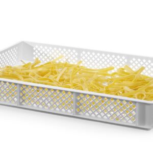 Värskete makaronide kuivatuskarp, HENDI, Valge, 600x400x(H)70mm, Ristkülikukujuline