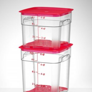 Toidukonteiner CamSquares Fresh Pro , Cambro, 7,6L, 229x229x(H)243mm