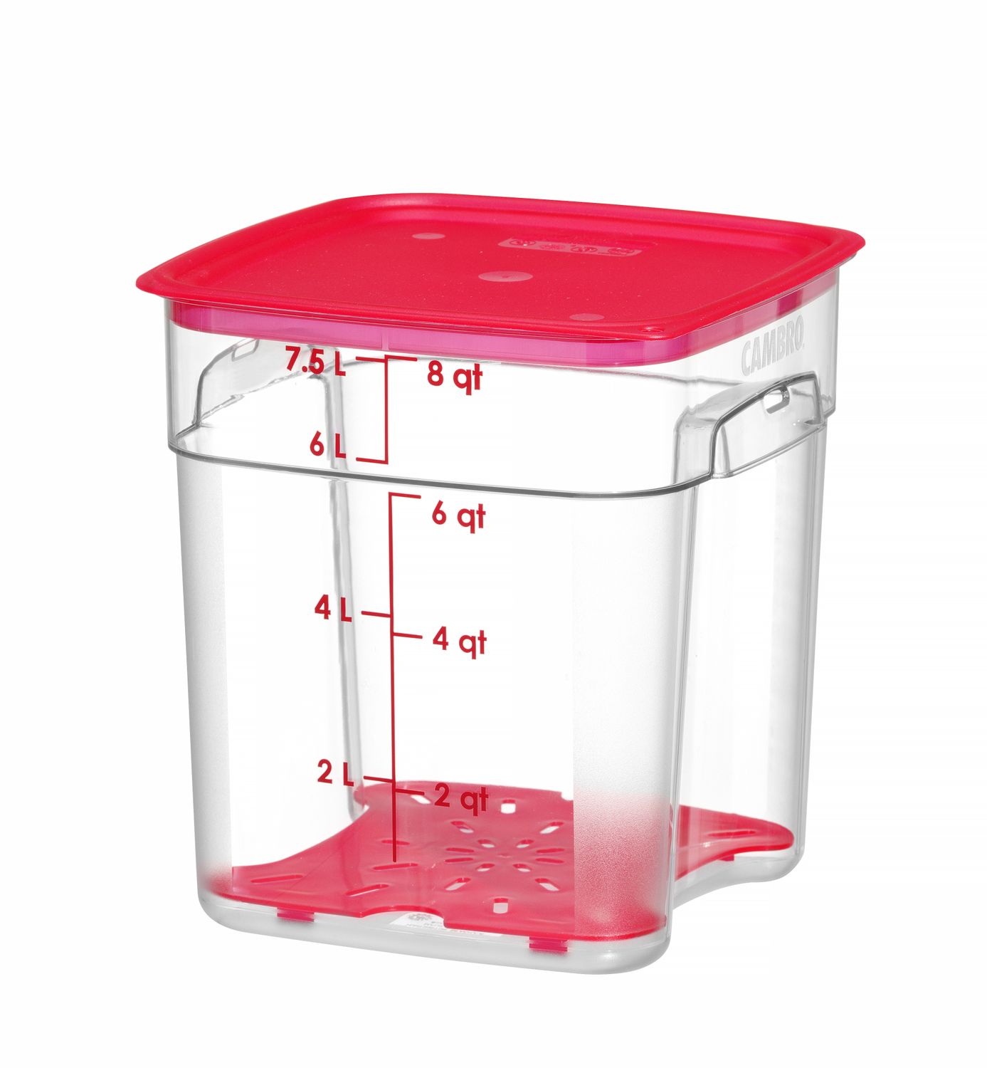 Toidukonteiner CamSquares Fresh Pro , Cambro, 7,6L, 229x229x(H)243mm - Image 4