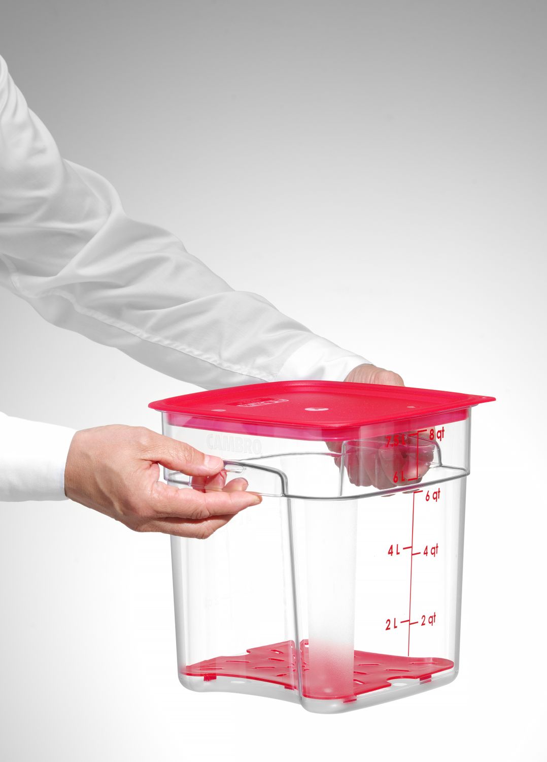 Toidukonteiner CamSquares Fresh Pro , Cambro, 7,6L, 229x229x(H)243mm - Image 6