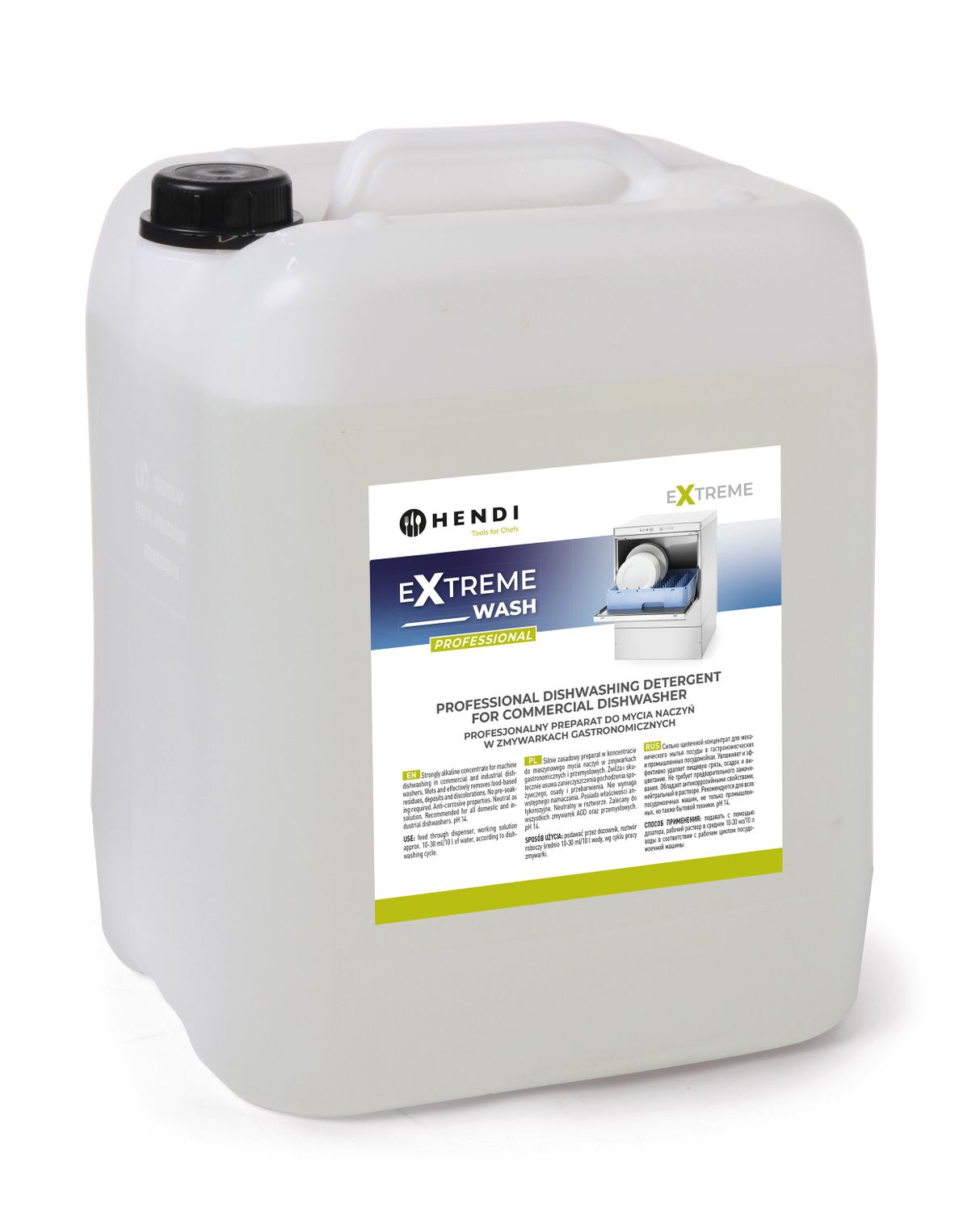 Extreme Wash Professional nõudepesuvahendi tööstuslikule nõudepesumasinale, HENDI, 20 l