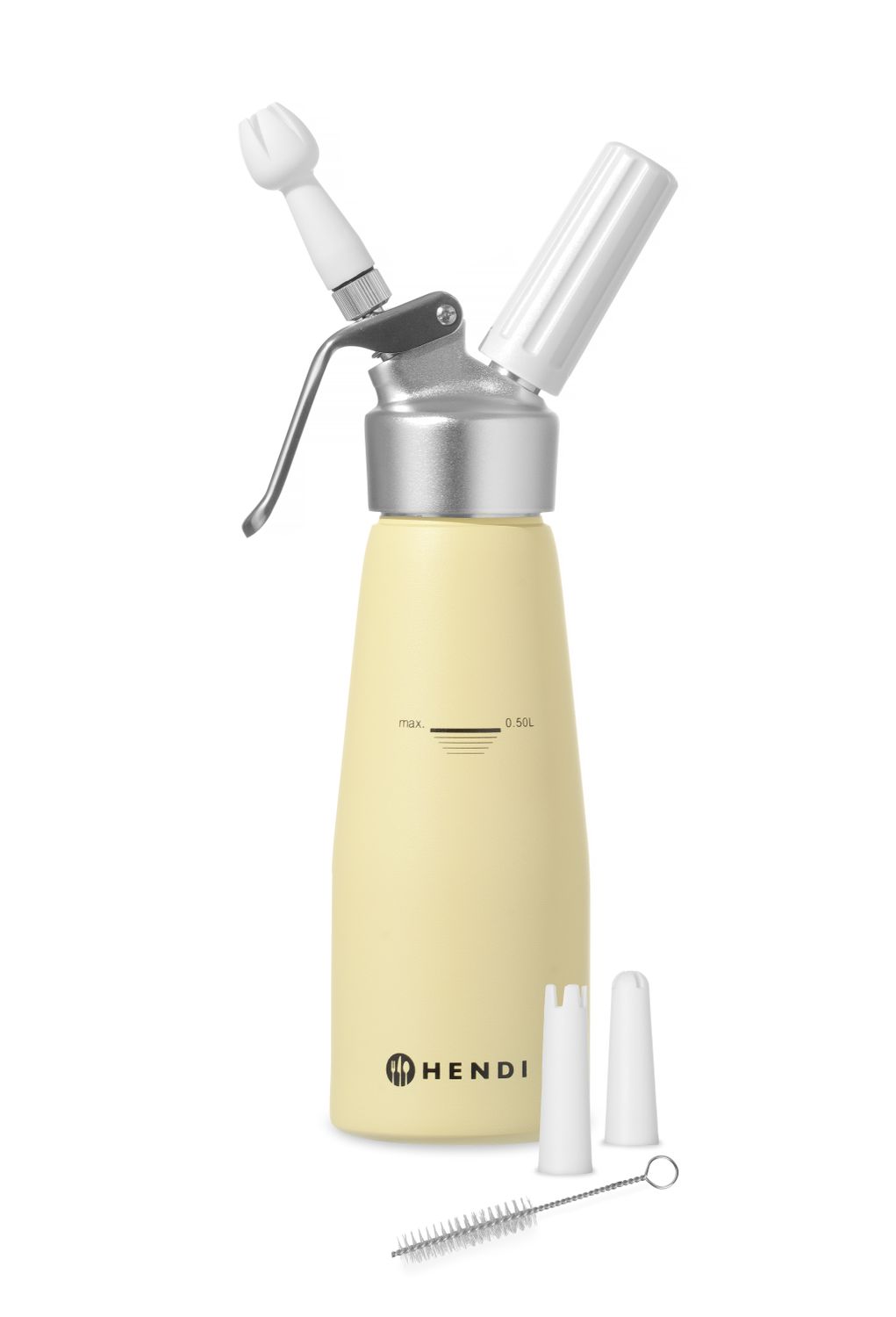 Kooresifoon, HENDI, 0,5L, Pastelne Kollane, ⌀80x(H)260mm