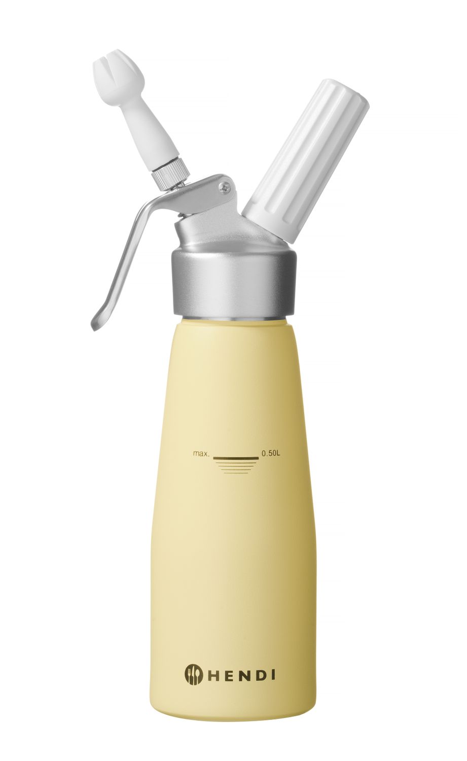 Kooresifoon, HENDI, 0,5L, Pastelne Kollane, ⌀80x(H)260mm