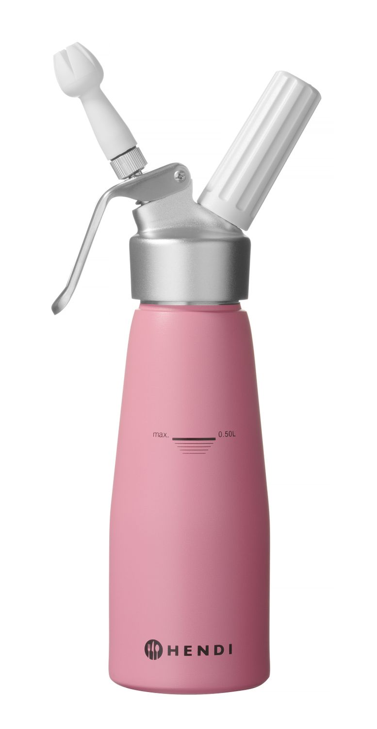 Kooresifoon, HENDI, 0,5L, Pastelne Roosa, ⌀80x(H)260mm
