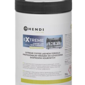 Extreme Lab New Formula professionaalne puhastuspulber kohvimasinatele, HENDI, 0,75 kg