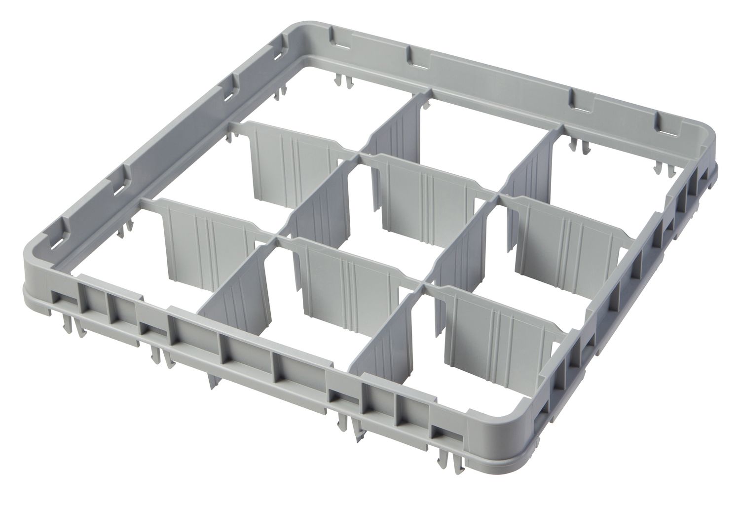 Korvide jätk full drop 500 x 500 mm, hall, nudel E1, Cambro, Helehall, 499x499x(H)51mm