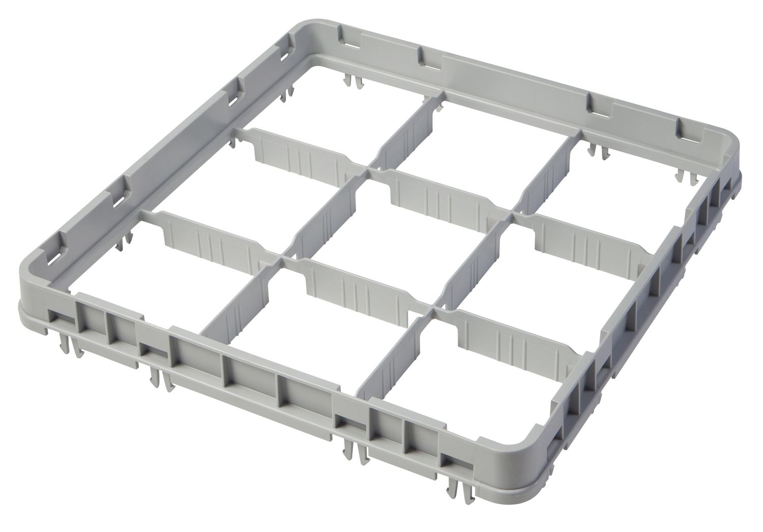 Korvide jätk half drop 500 x 500 mm, hall, mudel E2, Cambro, Helehall, 499x499x(H)51mm