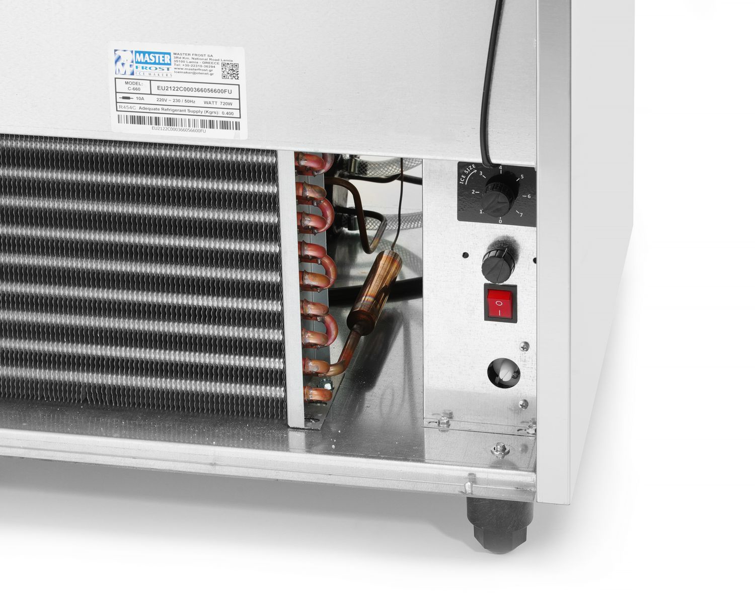 Ice cube machine, Master Frost, 230V/455W - Image 5