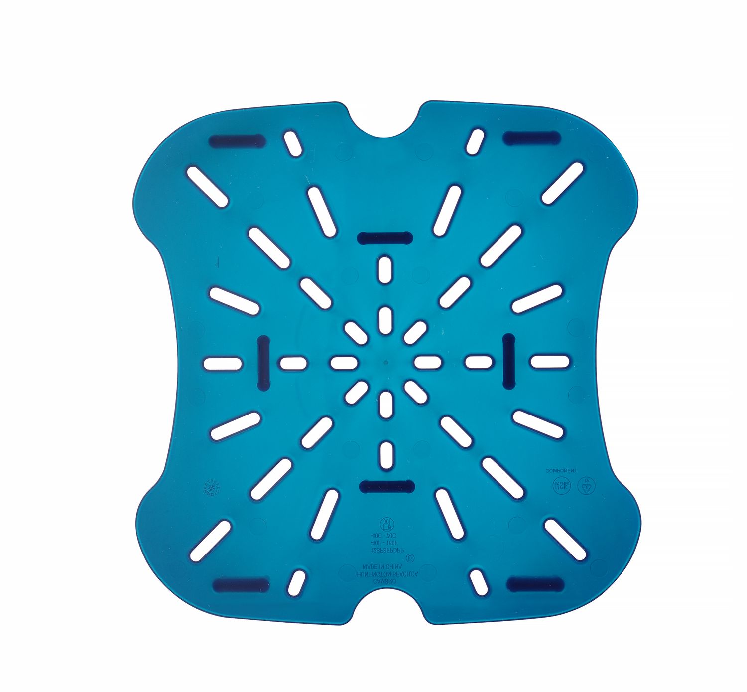 Tühjendusriiul mahutile CamSquares Fresh Pro, Cambro, 11,4 l, 17,2 l ja 20,8 l mahutite puhul, 232x222x(H)25mm