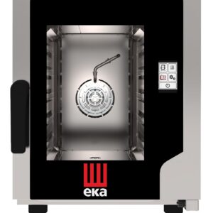 Konvektsiooni-auruahi – Evolution Next 5 x GN 2/3, elektriline, otsepihustuse ja puuteekraaniga juhtpaneeliga, Tecnoeka, Evolution, 230V/3200W, 550x754x(H)662mm