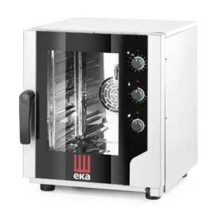 Konvektsiooni-auruahi – Evolution Next 5 x GN 2/3, elektriline, otsese pihustusega, elektromehaanilise juhtimisega, Tecnoeka, Evolution, 230V/3200W, 550x754x(H)662mm
