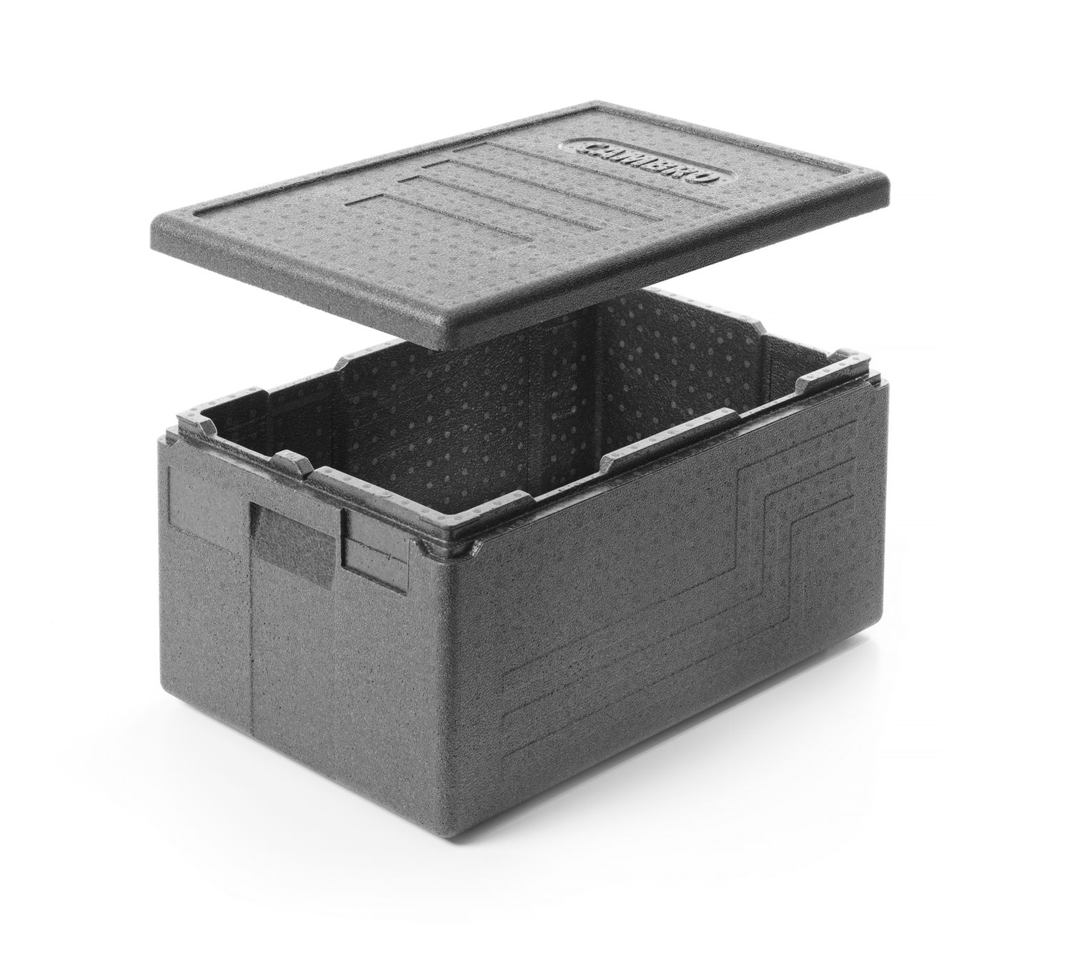 Professional grade insulated carrier CAM GOBOX Economy 46 L, GN 1/1, GN 1/2., Cambro, Black, 600x400x(H)316mm - Image 3