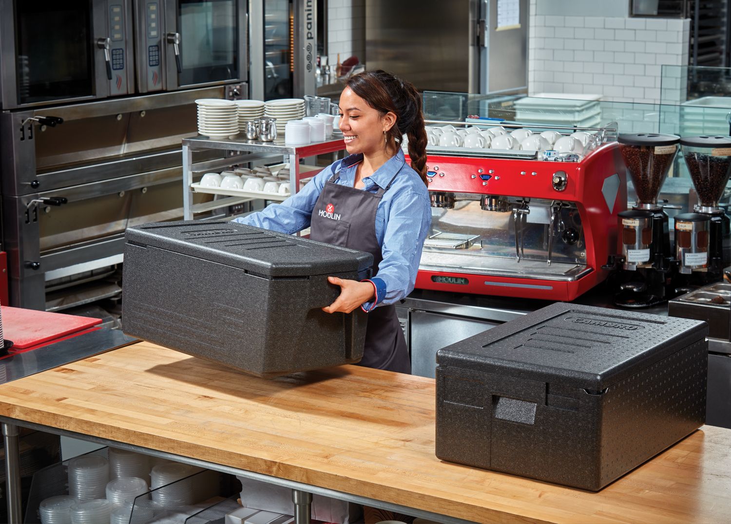 Soojusisolatsioonkonteiner Cam GoBox [lalaadimine, GN 1/1, 46 l, Cambro, 680x400x(H)321mm - Image 8