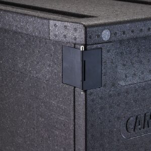 Professional grade insulated carrier Cam GoBox, front-loaded, 86 L, GN 1/1., Cambro, GN 1/1, 86L, Black, 640x440x(H)625mm
