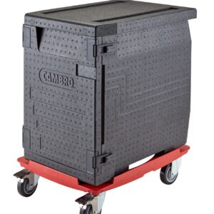 Professional grade insulated carrier Cam GoBox, front-loaded, 86 L, GN 1/1., Cambro, GN 1/1, 86L, Black, 640x440x(H)625mm