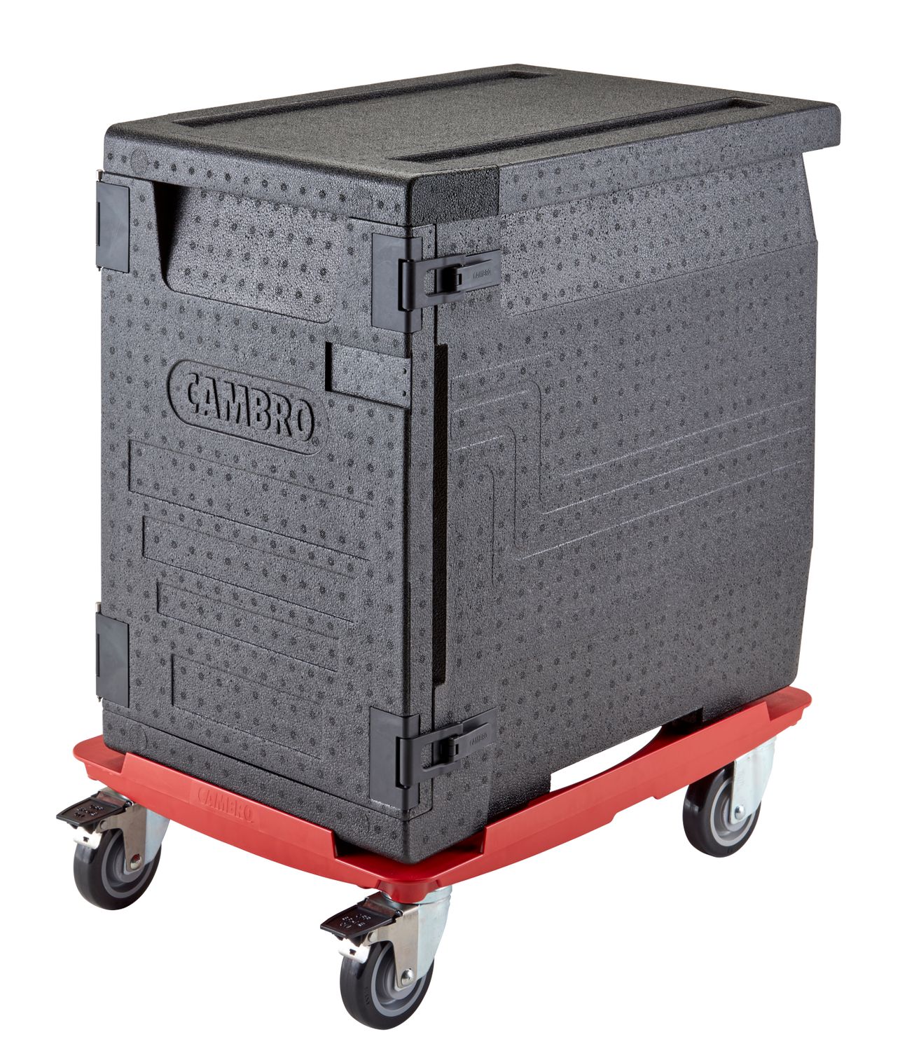 Professional grade insulated carrier Cam GoBox, front-loaded, 86 L, GN 1/1., Cambro, GN 1/1, 86L, Black, 640x440x(H)625mm - Image 11