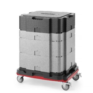 Multifunktsionaalne Cam GoBox isoleeritud konteiner, Cambro, Helehall, 641x641x(H)754mm