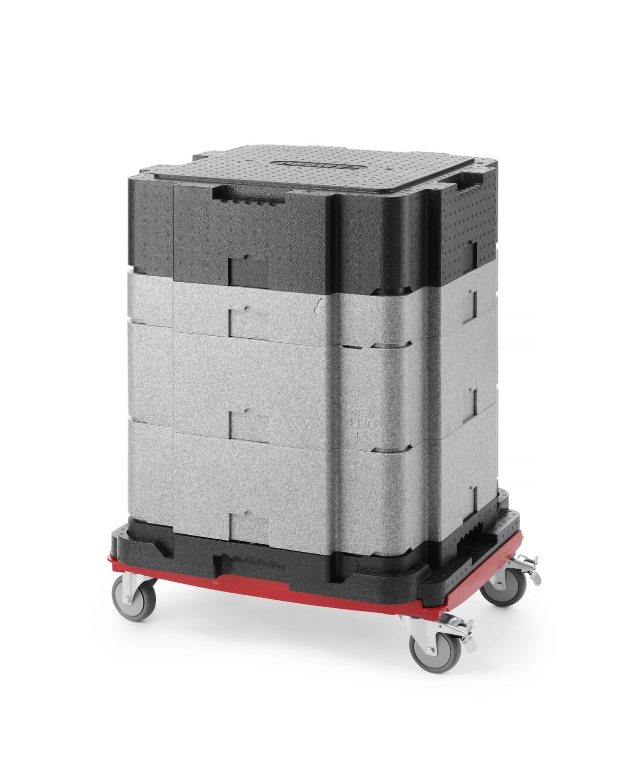 Multifunktsionaalne Cam GoBox isoleeritud konteiner, Cambro, Helehall, 641x641x(H)754mm