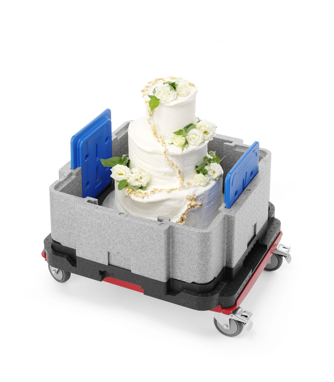 Multifunktsionaalne Cam GoBox isoleeritud konteiner, Cambro, Helehall, 641x641x(H)754mm