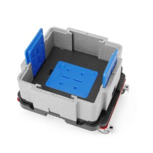 Multifunktsionaalne Cam GoBox isoleeritud konteiner, Cambro, Helehall, 641x641x(H)754mm