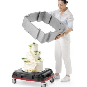 Multifunktsionaalne Cam GoBox isoleeritud konteiner, Cambro, Helehall, 641x641x(H)754mm