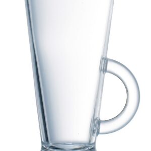 Latte latino glass, Arcoroc, Latino, 0,29L, Transparent, 6 pcs., ⌀x(H)150mm