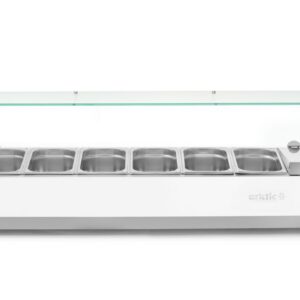 Külmlett GN 1/3 - kõrgend, Arktic, 7x GN 1/3, GN 1/3, 42L, 230V/180W, 420x1605x(H)460mm