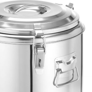 Isoleeritud kaasaskantav konteiner, HENDI, Kitchen Line, 36L, Hõbedane, ⌀400x(H)500mm