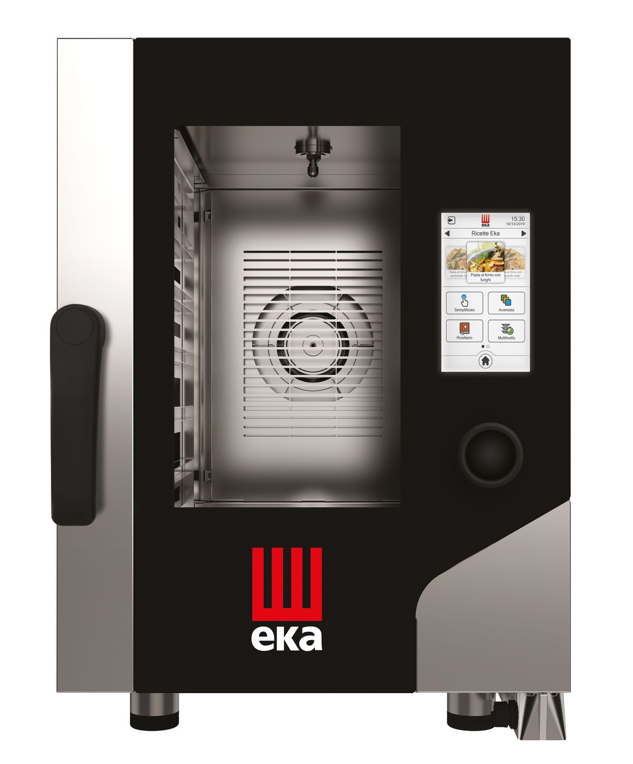 Elektriline konvektsioon-ahi Millennial Touch Screen Gastro Compact 6 x GN 2/3, elektrooniline juhtimine, Tecnoeka, 400V/5200W, 500x750x(H)700mm