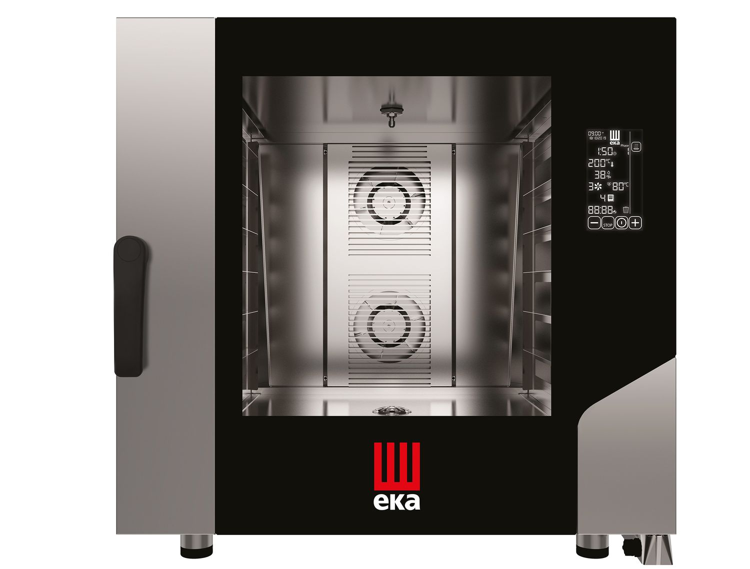 Konvektsiooniga auruahi Millenial Black Mask Bakery 6× 600×400 mm, elektriline, Tecnoeka, 400V/10400W, 850x1035x(H)850mm
