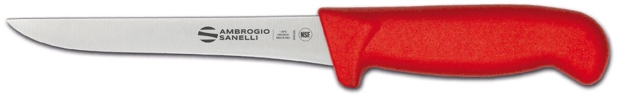 Supra Colore kondistusnuga, Ambrogio Sanelli, Supra colore, kitsas tera, Punane, (L)300mm
