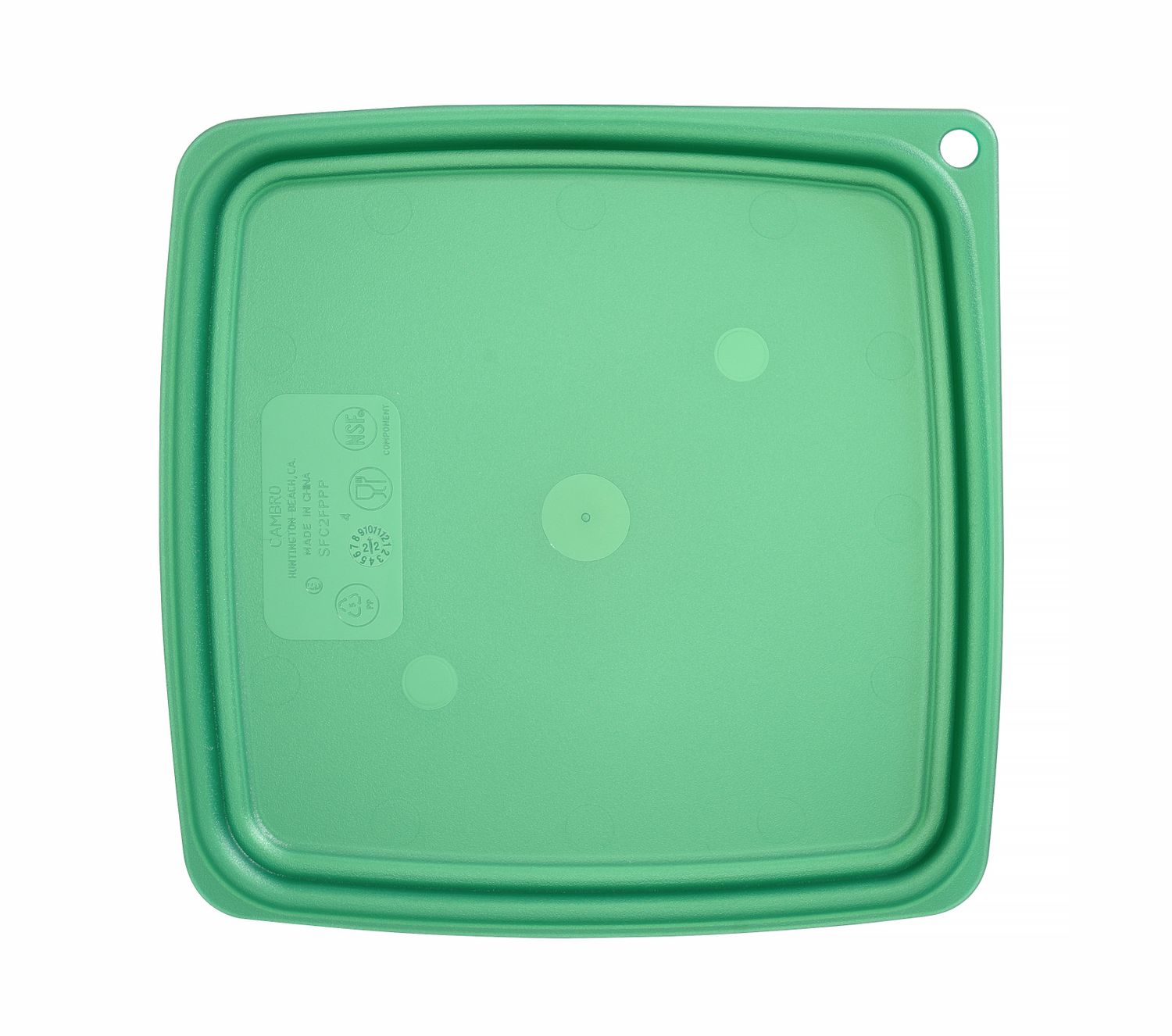 CamSquares Fresh Pro konteineri kaas, Cambro, 1,9 l ja 3,8 l mahutite puhul, 191x191x(H)19mm