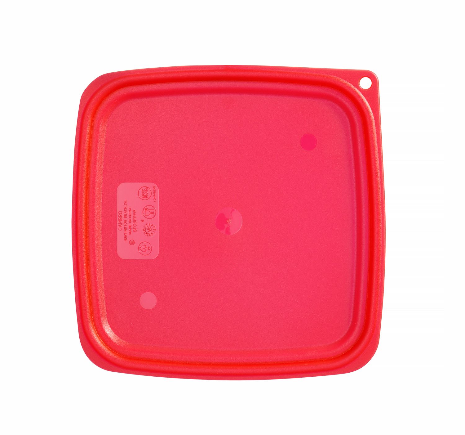 CamSquares Fresh Pro konteineri kaas, Cambro, 5,7 l ja 7,6 l mahutite puhul, 229x229x(H)19mm