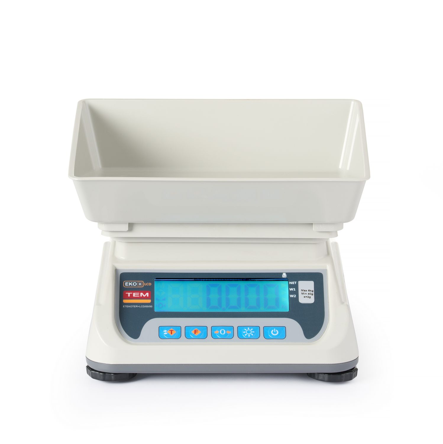 Kaupluse kaal koos LCD ekraaniga, RS232 pordiga ja legaliseerimisega, ECO + seeria, TEM, 255x264x(H)189mm