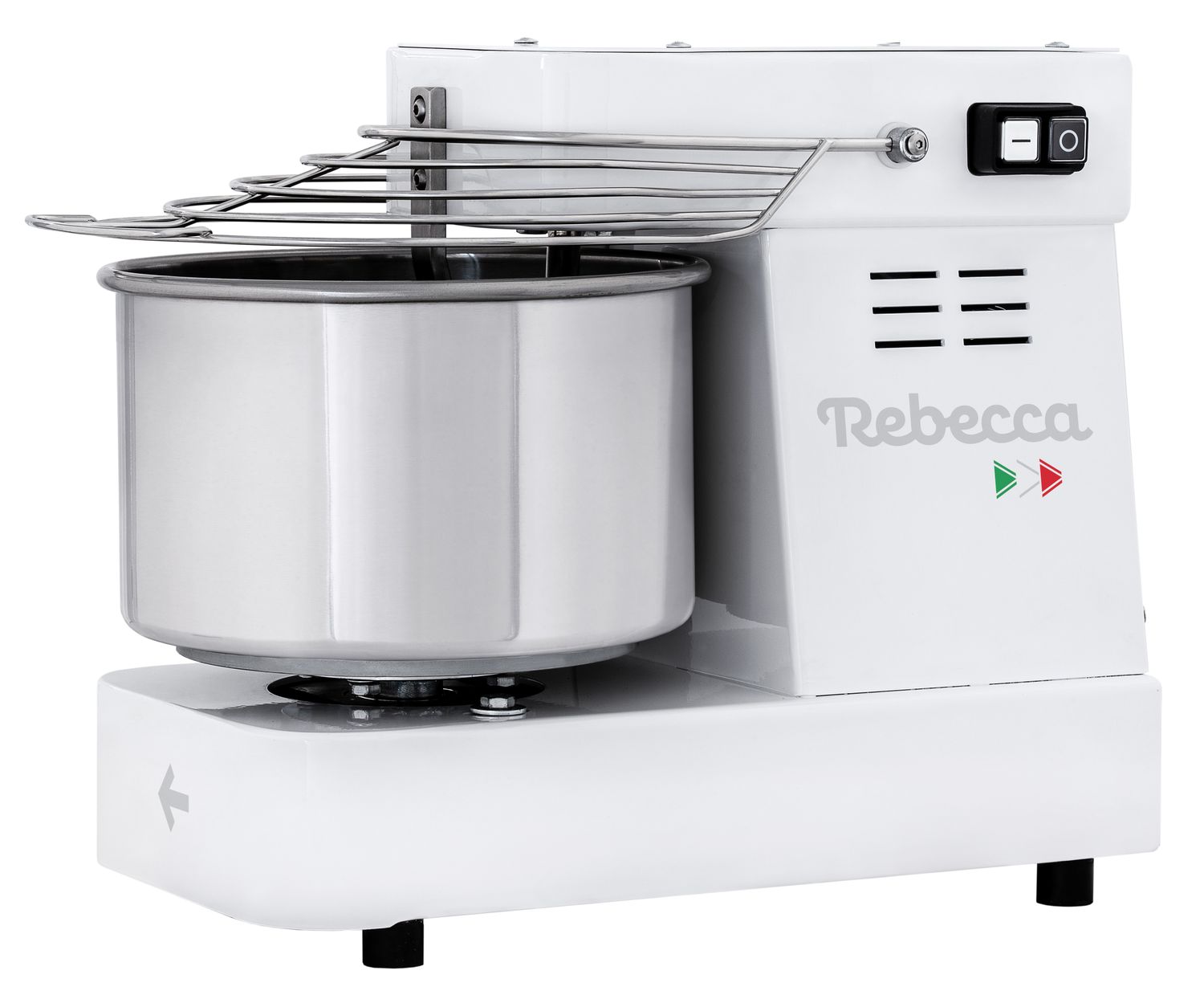 Fikseeritud pea ja kausiga spiraalsegisti Rebecca, Prismafood, 7L, 230V/370W, 265x495x(H)380mm