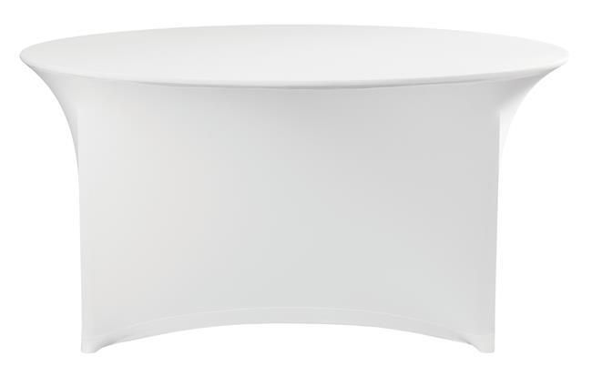 Lauakate, ümmargune, HENDI, Kitchen Line, 810941, Valge, ⌀1800x(H)760mm