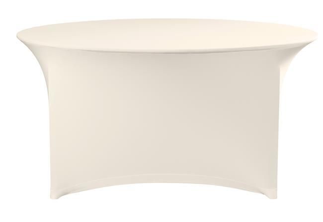 Lauakate ümmargune, HENDI, Symposium, Kreemjas, ⌀1800x(H)760mm