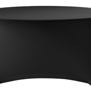 Table cover, round, HENDI, Kitchen Line, 817407, Black, ⌀1800x(H)760mm